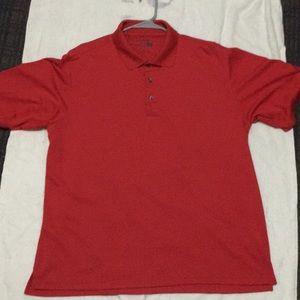 Red golf or polo shirt. Almost brand new.